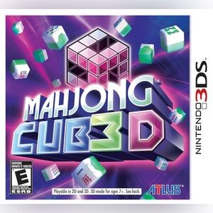 Mahjong‎ CUB3D Nintendo 3DS Game